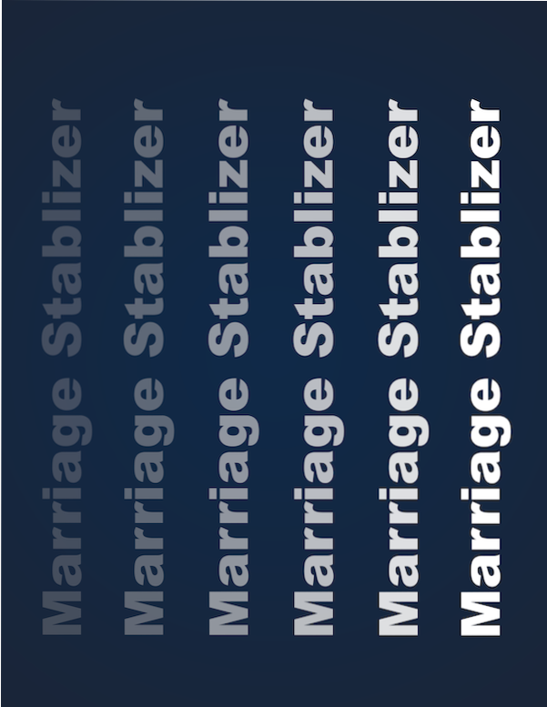 Marriage Stabilizer